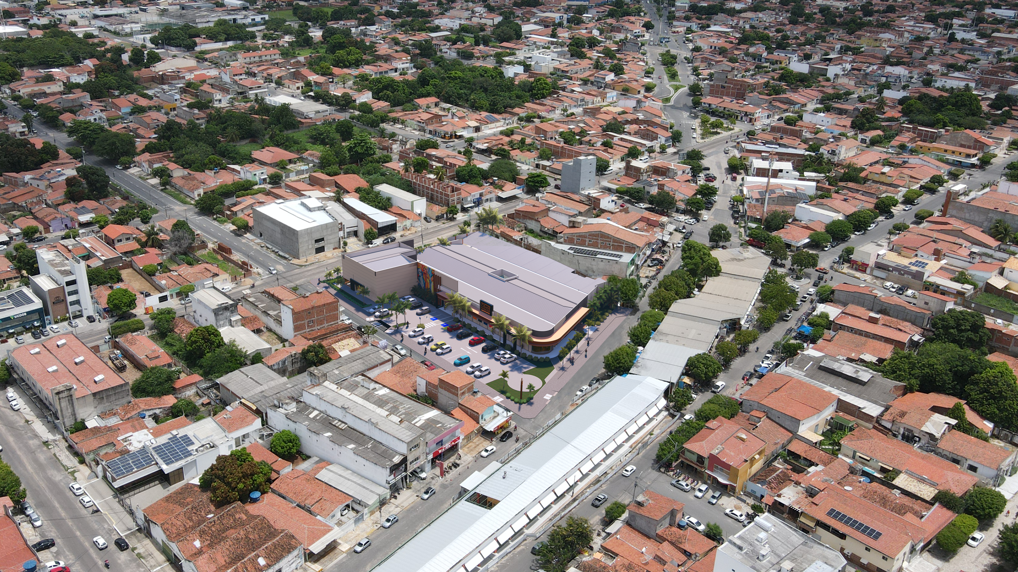 Mapa Localização Shopping Cidade